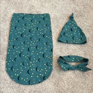NEW Starry Night Baby Swaddle Set